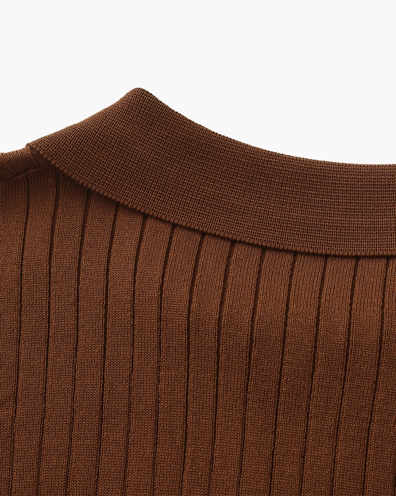 Ribbed Polo