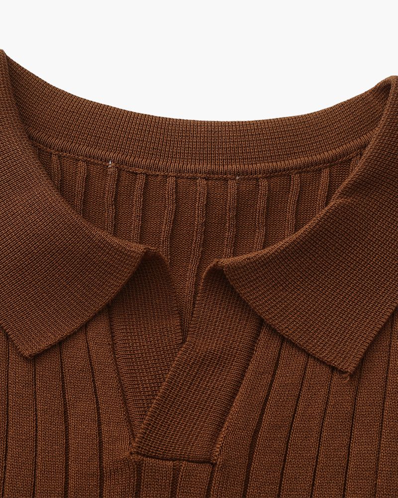 Ribbed Polo