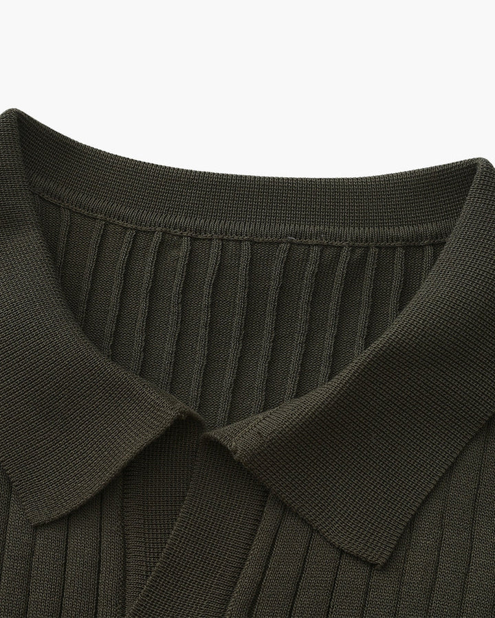 Ribbed Polo