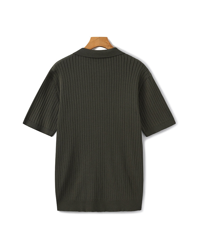 Ribbed Polo