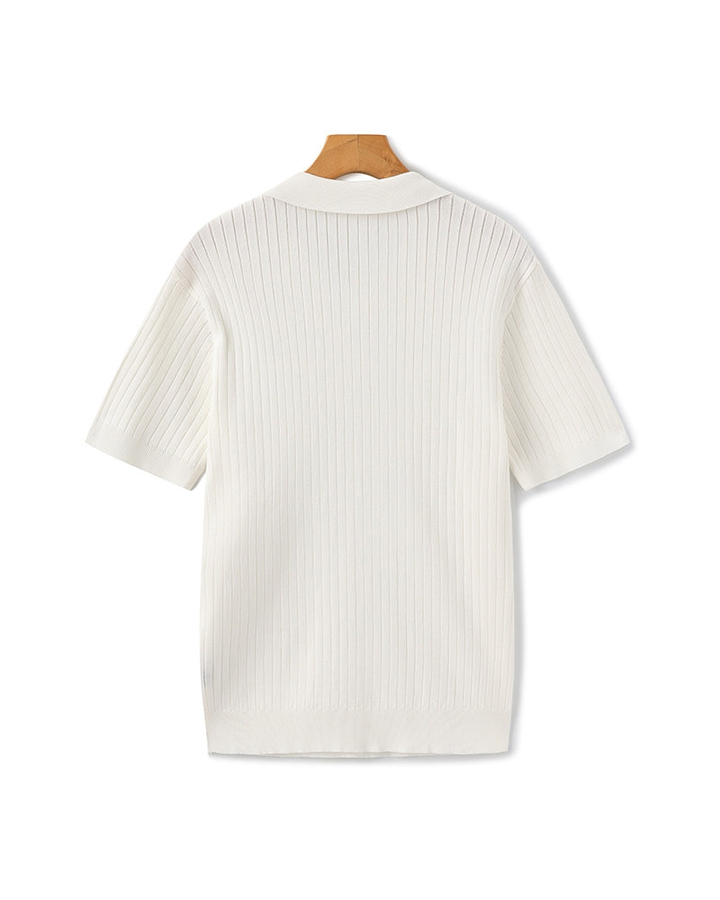 Ribbed Polo
