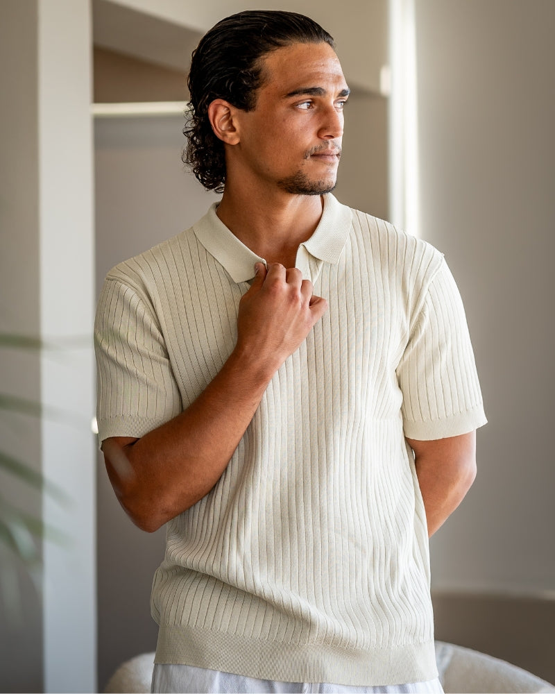 Ribbed Polo
