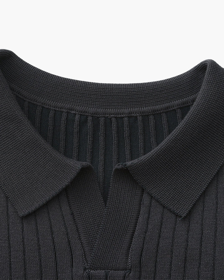 Ribbed Polo