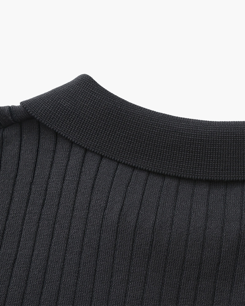 Ribbed Polo