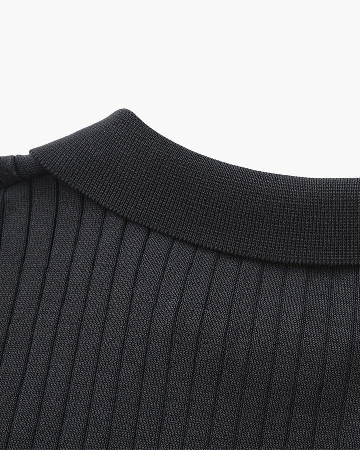 Ribbed Polo