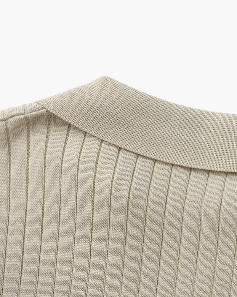 Ribbed Polo