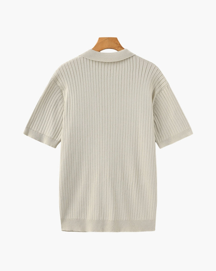 Ribbed Polo