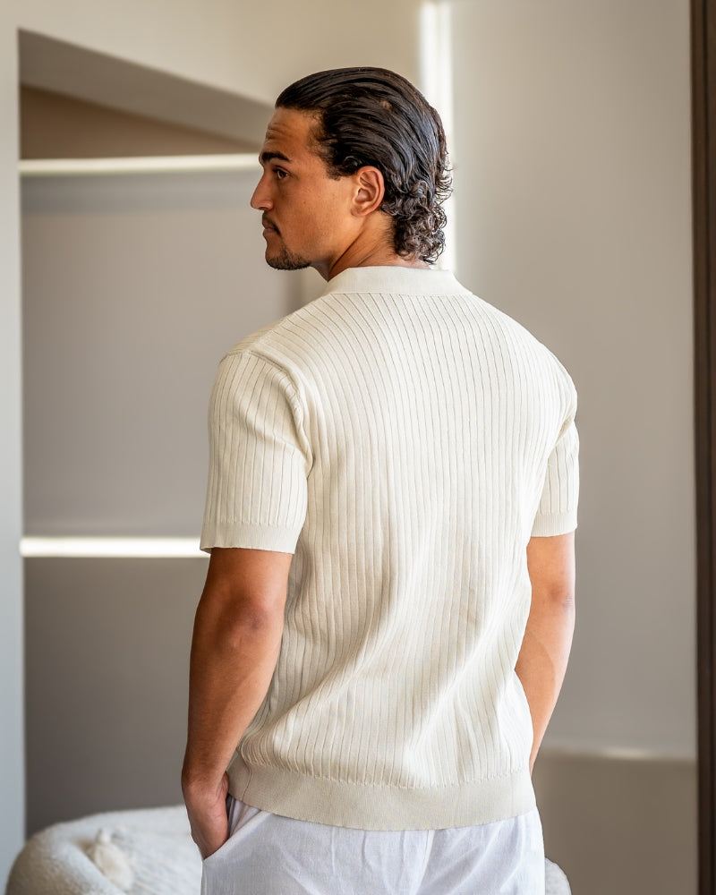 Ribbed Polo