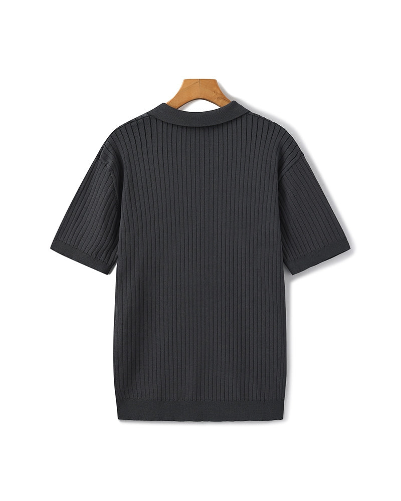 Ribbed Polo