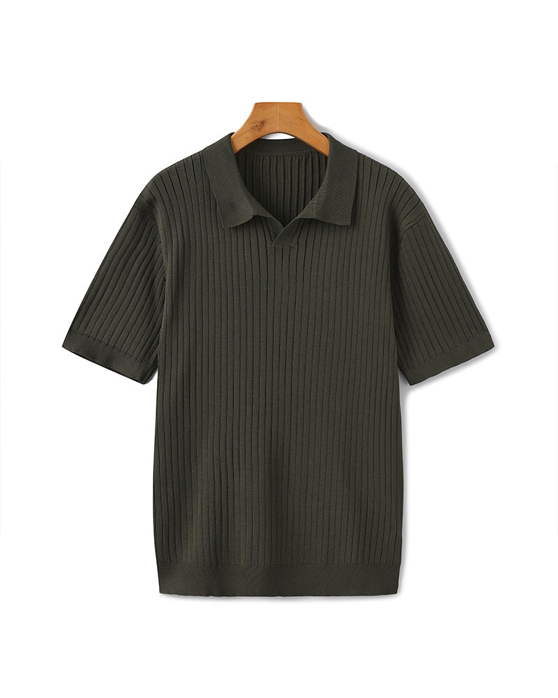 Ribbed Polo