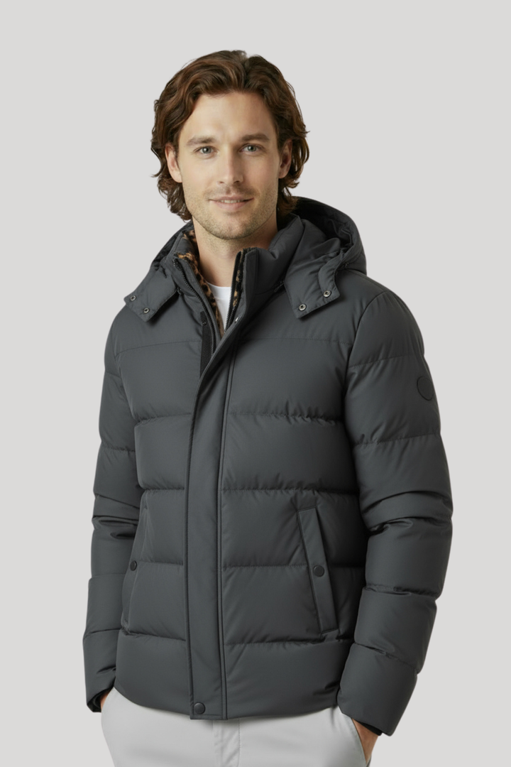 Elegant Hooded Fleece Jacket