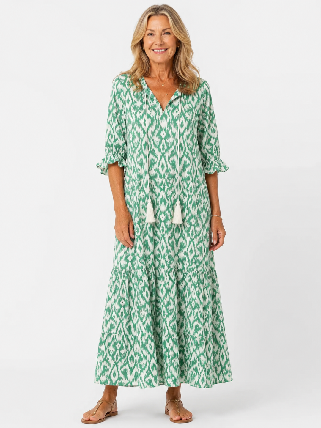Flattering Boho Maxi Dress
