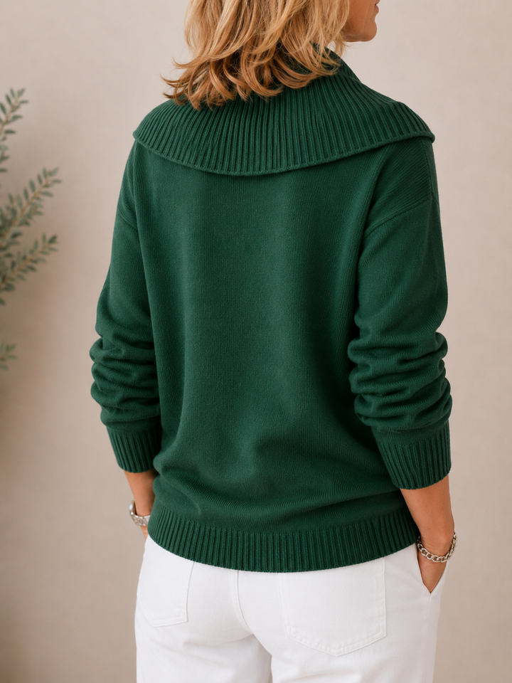 Soft Wide Collar Jumper
