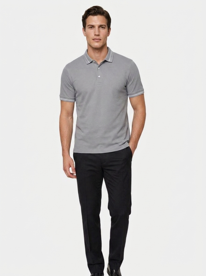 Steel Grey Polo