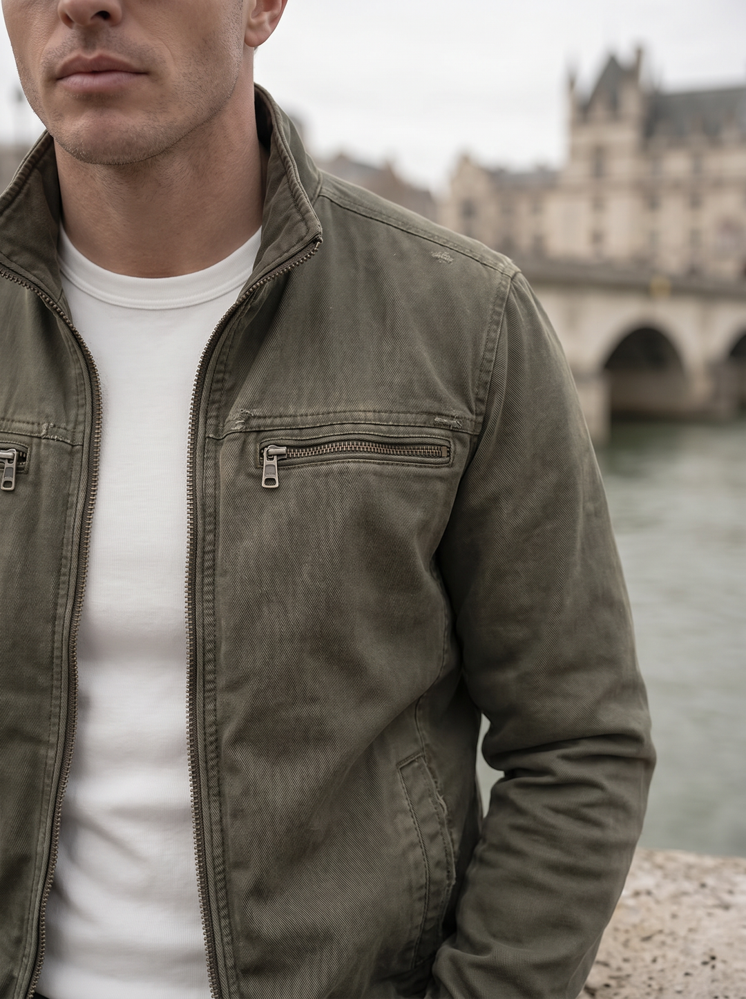 Valmont Vintage Olive Field Jacket