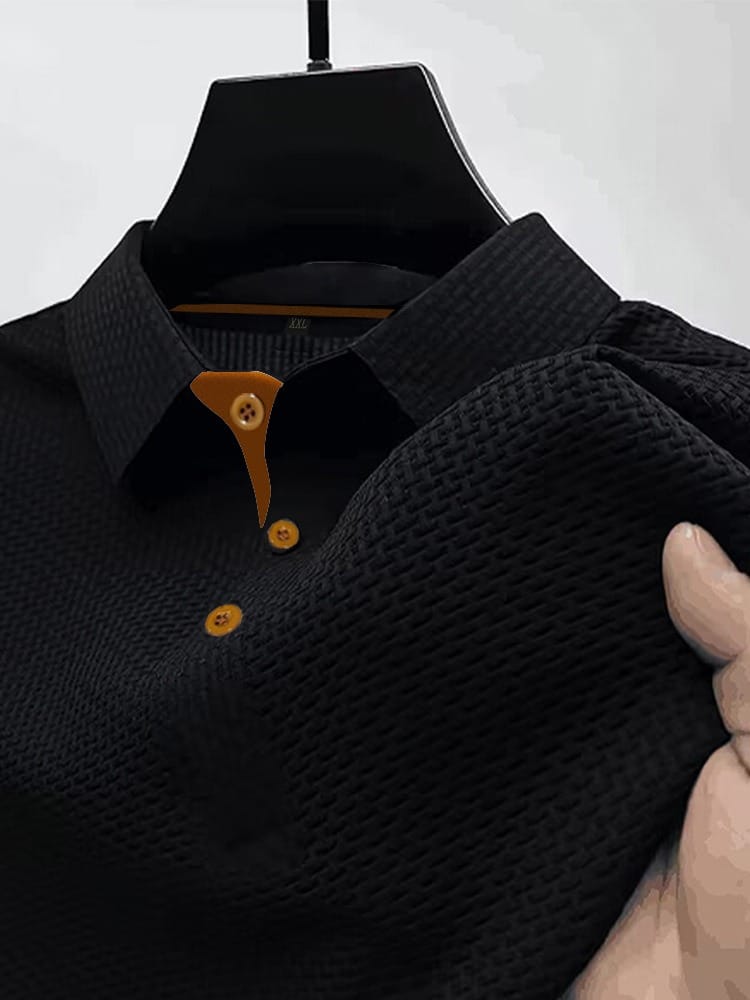Textured Polo Shirt