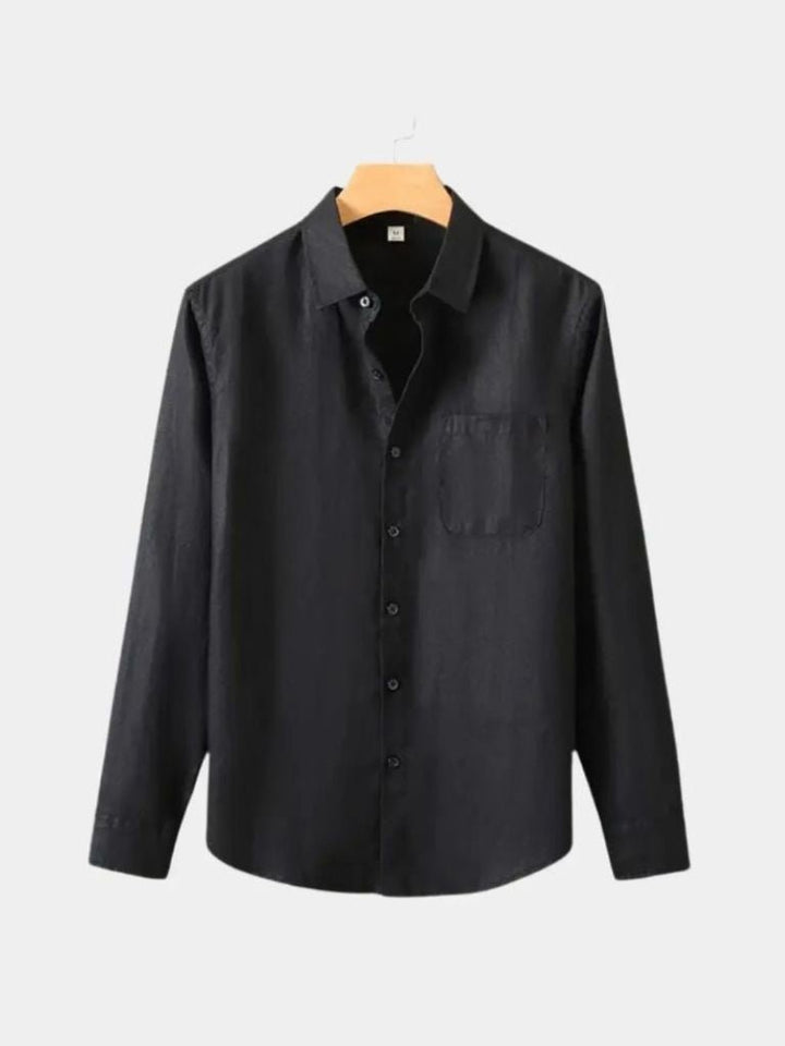 Long Sleeve Essential Linen Shirt