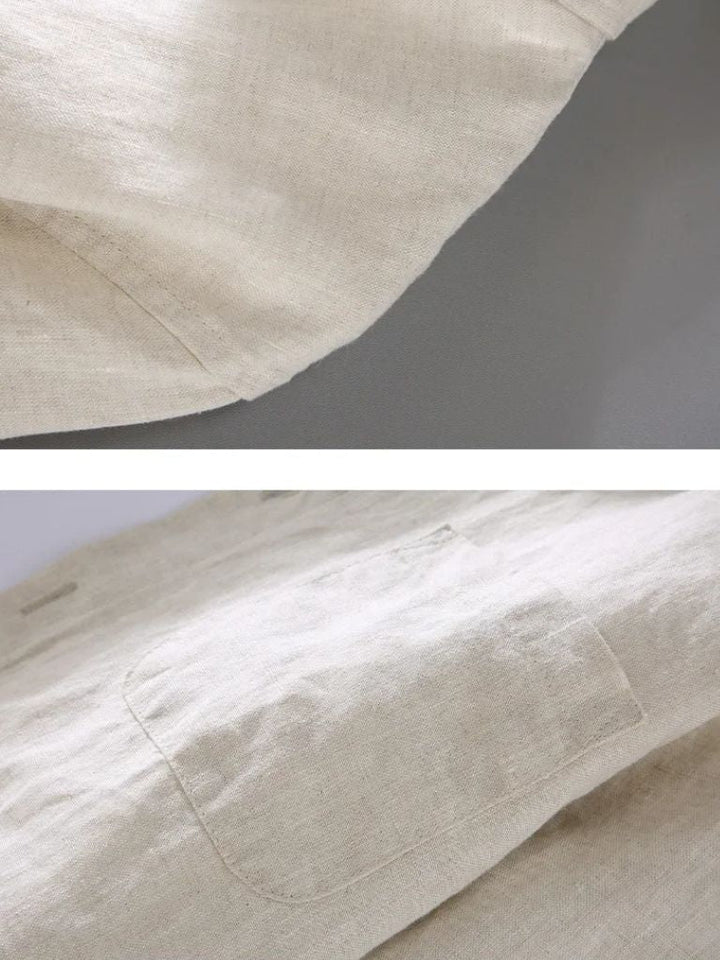Long Sleeve Essential Linen Shirt