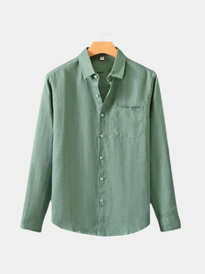 Long Sleeve Essential Linen Shirt