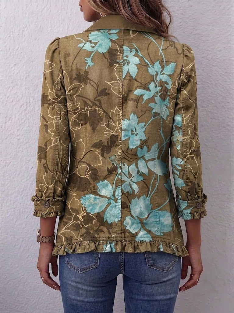 Gradient Floral Jacket