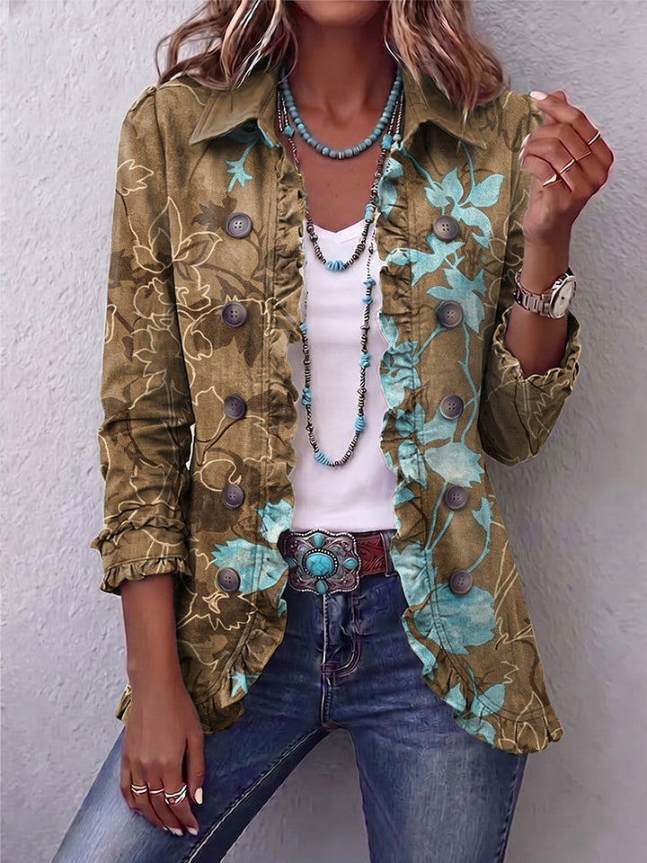 Gradient Floral Jacket