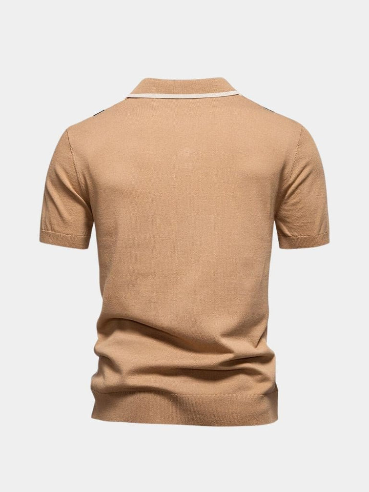 Retro Stripe Polo