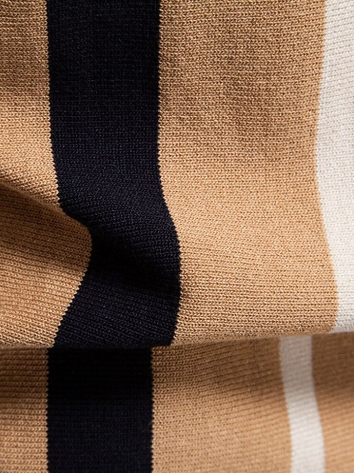 Retro Stripe Polo